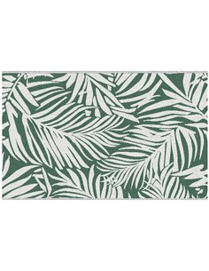 Outsunny Reversible Outdoor RV Rug, 1.5 x 2.4m Patio Floor Mat, Waterproof Plastic Straw Rug for Garden, Deck, Picnic, Beach, Ca