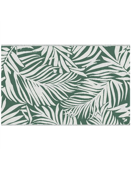 Outsunny Reversible Outdoor RV Rug, 1.5 x 2.4m Patio Floor Mat, Waterproof Plastic Straw Rug for Garden, Deck, Picnic, Beach, Ca - pic 131169 | FastDaddyshop
