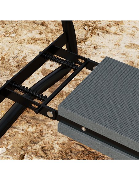 Outsunny Steel Frame Padded Garden Kneeler, with Tool Bag - Grey - pic 131239 | FastDaddyshop