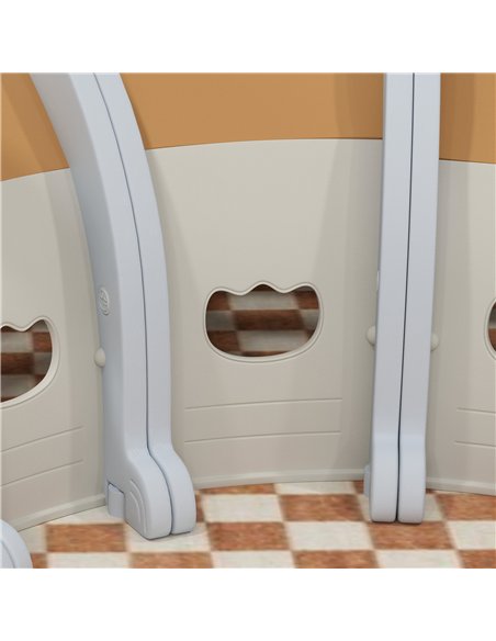 AIYAPLAY Monkey Design Kids Play Tunnel for Crawl and Climb, for 3-6 Years, Brown - pic 131555 | FastDaddyshop