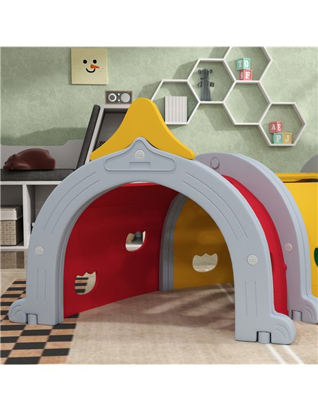AIYAPLAY Kids Play Tunnel for 3-6 Years Crawl and Climb, Lion Design, Indoor & Outdoor - pic 131563 | FastDaddyshop