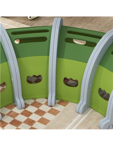 AIYAPLAY Crocodile Design Kids Play Tunnel for Ages 3-6 Crawl and Climb