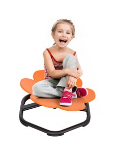 AIYAPLAY Sensory Spinning Chair for Kids, for Coordination, Balance, Orange