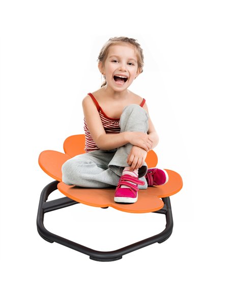 AIYAPLAY Sensory Spinning Chair for Kids, for Coordination, Balance, Orange - pic 131583 | FastDaddyshop