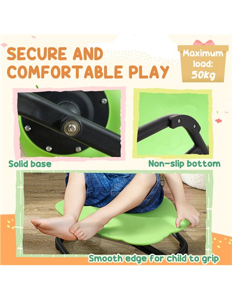 AIYAPLAY Elephant-Shaped Spinning Chair for Autism, 3-6 Years, Green - pic 131605 | FastDaddyshop