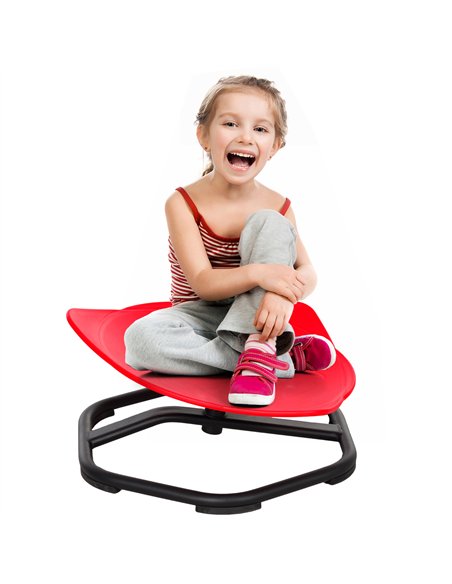AIYAPLAY Sensory Spinning Chair for Kids, for Coordination, Balance, Red - pic 131610 | FastDaddyshop