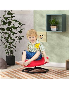 AIYAPLAY Sensory Spinning Chair for Kids, for Coordination, Balance, Red 2