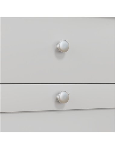 HOMCOM Duo Hamper Laundry Storage Cabinet - White