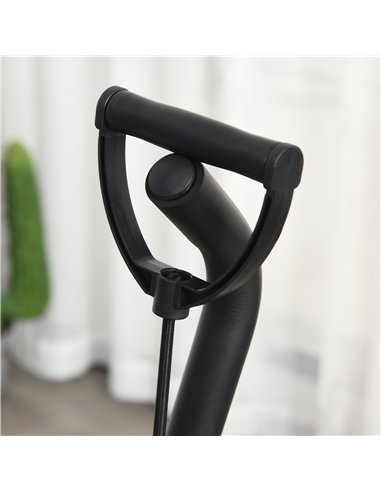 HOMCOM Twister Stepper, Step Machine w/ Resistance Bands, LCD Display and Handlebar, Steppers for Exercise Workout Home Gym Offi