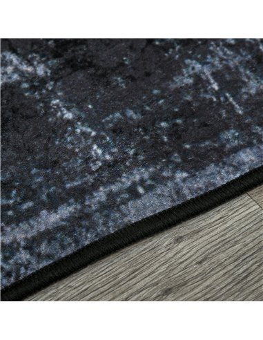 HOMCOM Blue Geometric Rug, Modern Area Rugs Large Carpet for Living Room, Bedroom, Dining Room, 160x230 cm