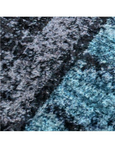 HOMCOM Blue Geometric Rug, Modern Area Rugs Large Carpet for Living Room, Bedroom, Dining Room, 160x230 cm