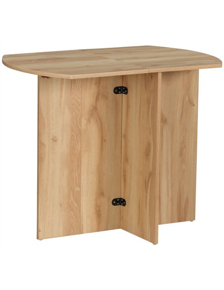 HOMCOM Four-Person Drop Leaf Dining Table - Wood-Effect - pic 132150 | FastDaddyshop