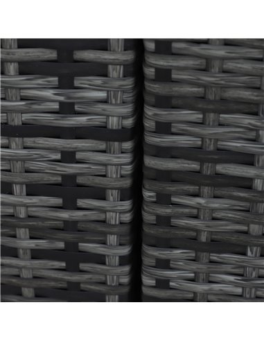 Outsunny 7-Seater Rattan Sofa Garden Furniture Aluminium Outdoor Patio Set Wicker Seater Table - Grey