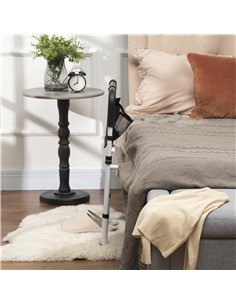 HOMCOM Safety Bed Rail, Height Adjustable Bed Assist Rail with Storage Pocket, Grab Bar for Disabled and Senior, White 2