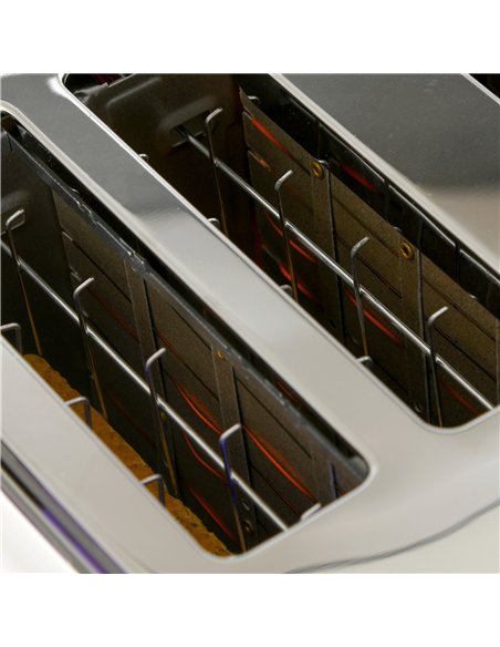 HOMCOM Four-Slice Honeycomb Toaster - White - pic 132320 | FastDaddyshop