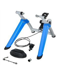 HOMCOM Indoor Bike Trainer, Foldable Turbo Trainer Bike Stand with 8 Level Magnetic Resistance, for 650C, 700C or 26"-29" Wheels