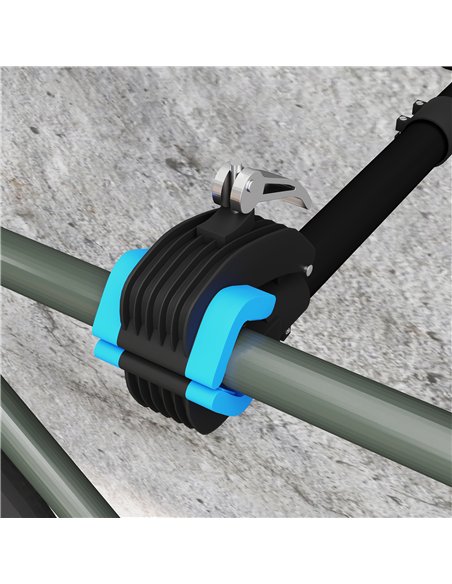 HOMCOM Bike Repair Stand, Wall Mount Bicycle Repair Rack with Adjustable Clamp, Bicycle Maintenance Rack for Road Mountain Bike, - pic 132407 | FastDaddyshop