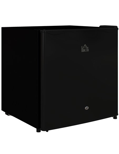 HOMCOM 46 Litre Lockable Countertop Fridge - Black - pic 132419 | FastDaddyshop