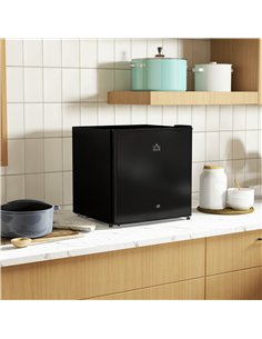 HOMCOM 46 Litre Lockable Countertop Fridge - Black 2