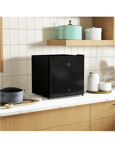 HOMCOM 46 Litre Lockable Countertop Fridge - Black