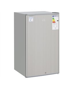 HOMCOM 91L Freestanding Under-Counter Fridge with Lock - Grey