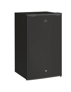 HOMCOM 91L Freestanding Under-Counter Fridge with Lock - Black