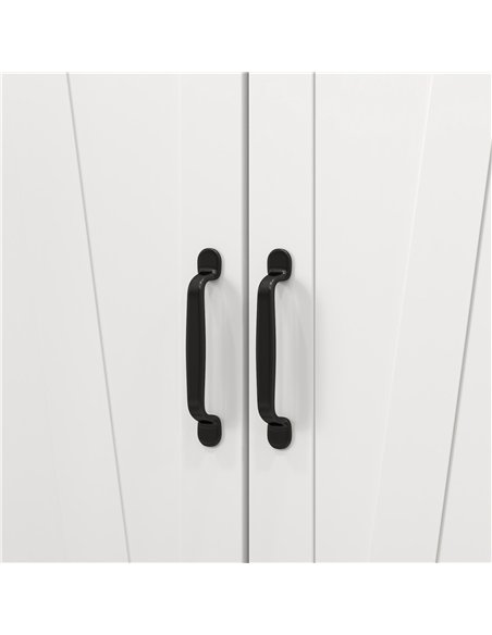 HOMCOM Multi-Storage Farmhouse Style Cabinet - White - pic 132553 | FastDaddyshop