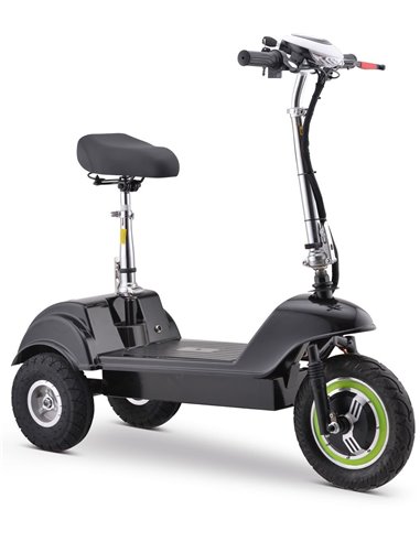 Zipper Folding 3 Wheel electric mobility scooter with seat 350W - photo03