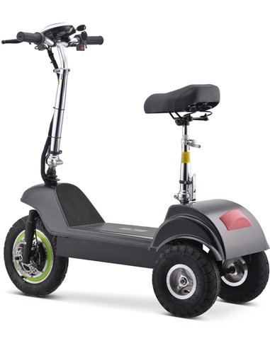 Zipper Folding 3 Wheel electric mobility scooter with seat 350W - photo04