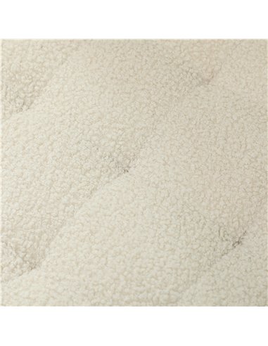 HOMCOM Teddy Fleece Storage Ottoman...