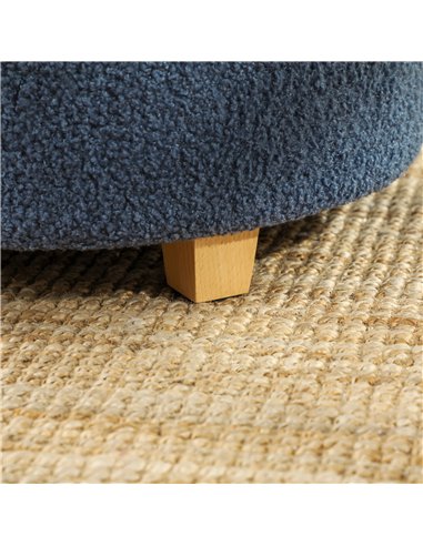 HOMCOM Teddy Fleece Storage Ottoman...
