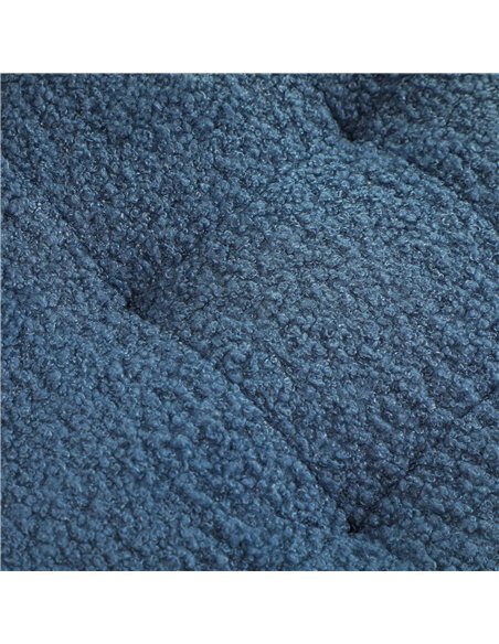 HOMCOM Teddy Fleece Storage Ottoman 31.8L 838-478V70BU - Blue - pic 132805 | FastDaddyshop