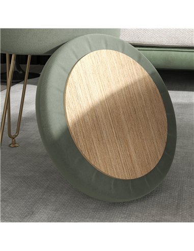 HOMCOM Velvet-Feel Storage Ottoman...