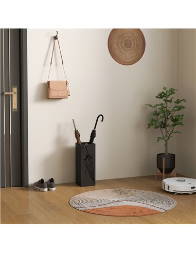 HOMCOM Square Metal Umbrella Stand...
