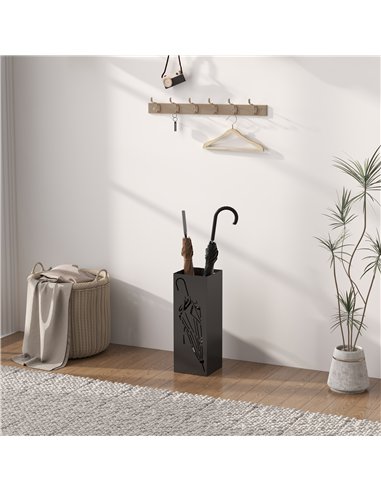 HOMCOM Square Metal Umbrella Stand...