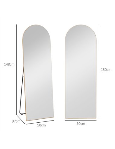 HOMCOM Arched Full Length Mirror...