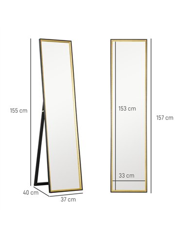HOMCOM Dual-Colour Full Length...