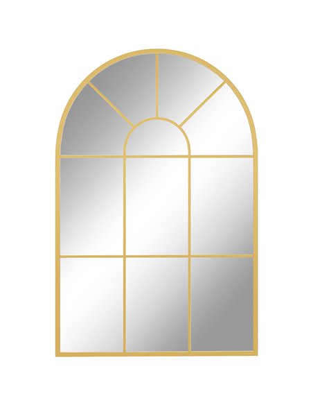 HOMCOM Retro Arched Window Mirror, 91 x 60 cm, Gold Tone, 830-631V01GD - pic 132941 | FastDaddyshop