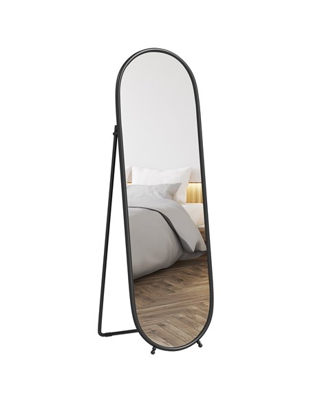 HOMCOM Elegance Two-Way Full Length Mirror 831-777V80BK - Black - pic 132968 | FastDaddyshop