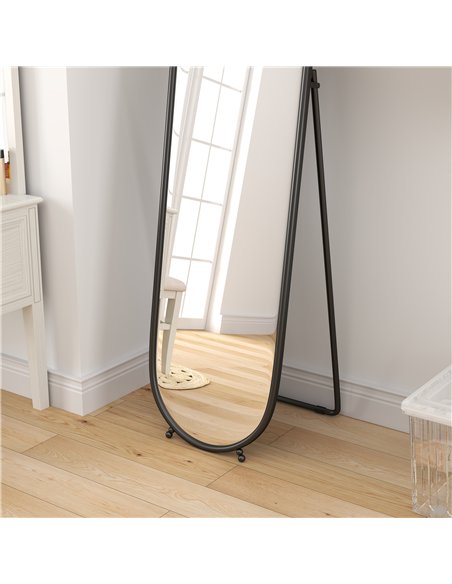 HOMCOM Elegance Two-Way Full Length Mirror 831-777V80BK - Black - pic 132976 | FastDaddyshop