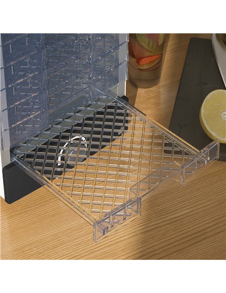 HOMCOM 7-Tray Adjustable Food Dehydrator 800-229V70WT - White - pic 133021 | FastDaddyshop