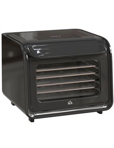 HOMCOM Gourmet Six-Tray Dehydrator 800-231V70BK - Black
