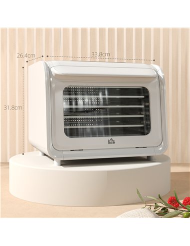 HOMCOM Gourmet Six-Tray Dehydrator...