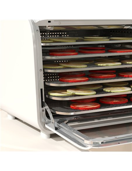 HOMCOM Gourmet Six-Tray Dehydrator 800-231V70WT - White - pic 133039 | FastDaddyshop