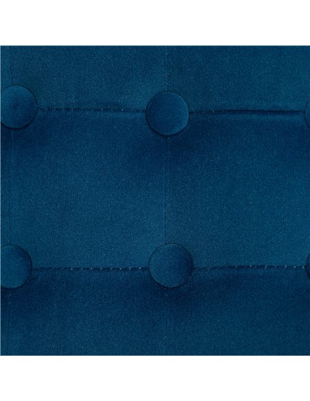 HOMCOM Luxe Velvet Ottoman 838-516V70BU - Blue - pic 133065 | FastDaddyshop