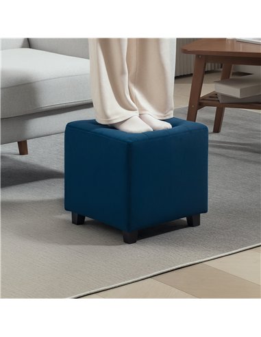 HOMCOM Luxe Velvet Ottoman...