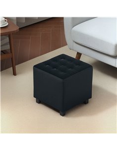 HOMCOM Luxurious Velvet Ottoman 838-516V70CG - Charcoal Grey 2