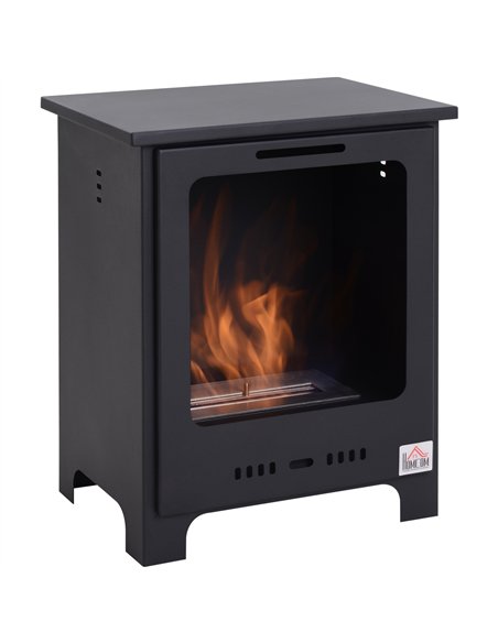 HOMCOM Ethanol Fireplace, 0.9L, 3hr Burn, Black, Ref: 820-156 - pic 133103 | FastDaddyshop