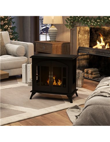 HOMCOM Vintage Ethanol Fireplace...
