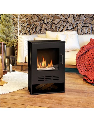 HOMCOM Freestanding Bioethanol...